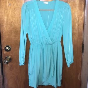 Mint Green Wrap Top Dress